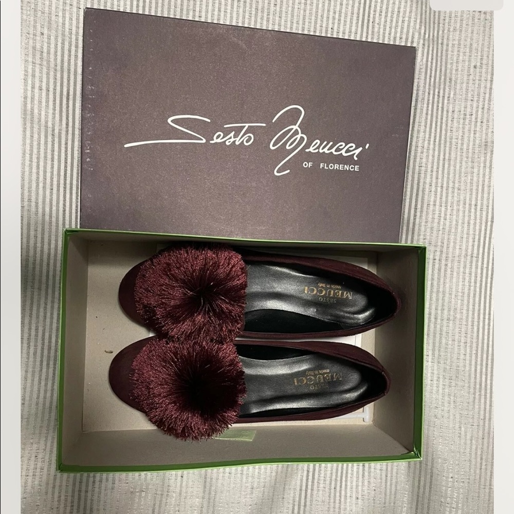 Sesto Meucci Pom Pom Loafer